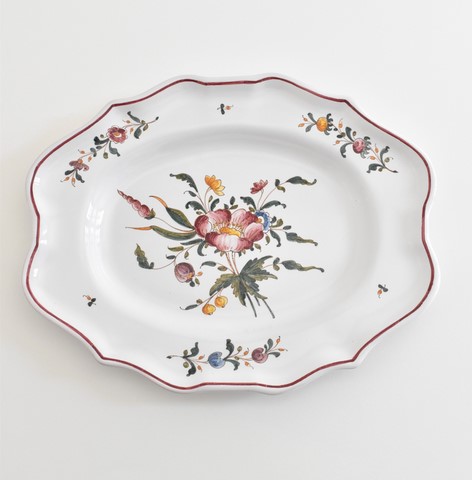 Plat Louis XV ovale PM