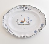 Plat Louis XV ovale 